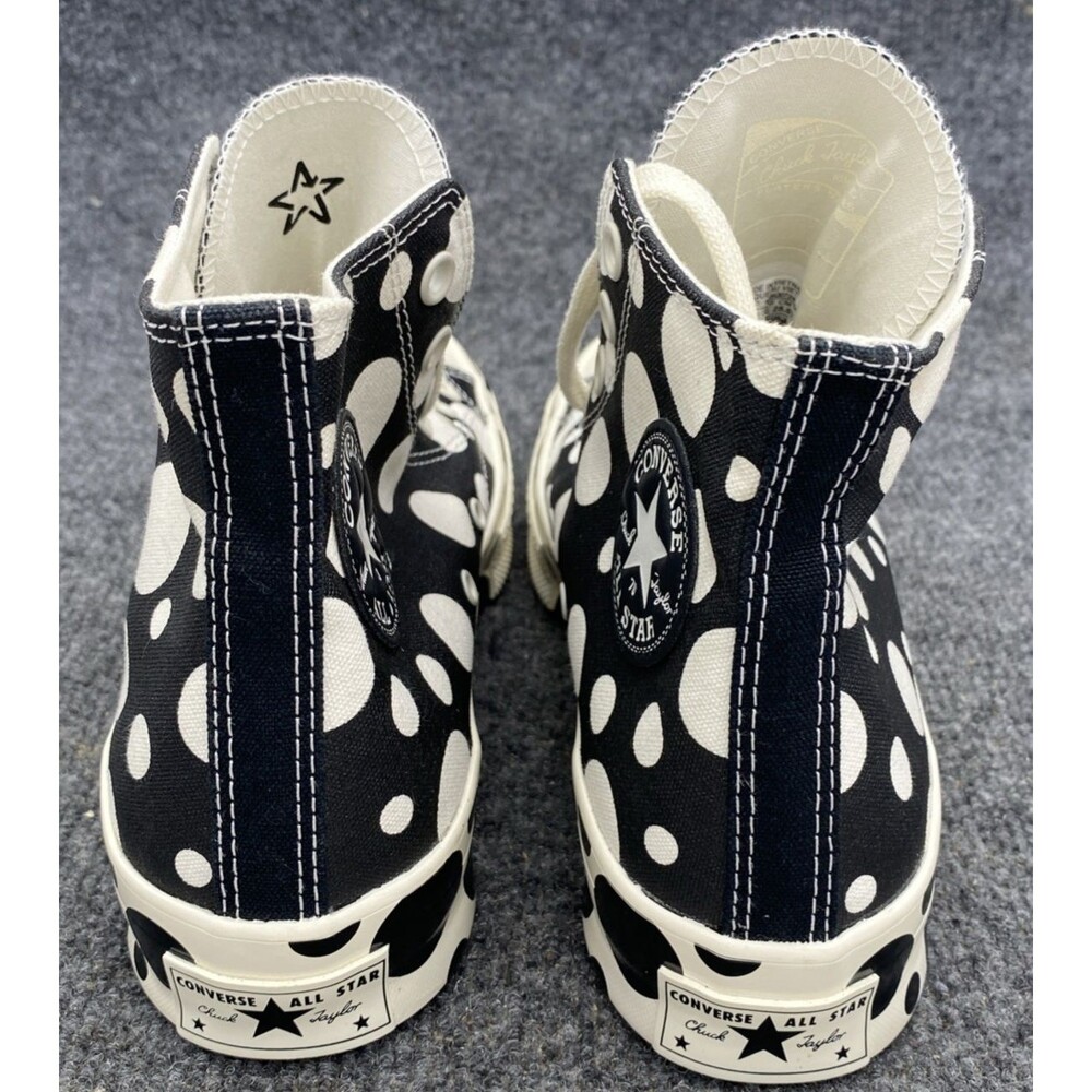 Converse Chuck 70 Hi Polka Dot Black White Sneakers Women's Size 9 NWOB A01182C - Picture 5 of 11